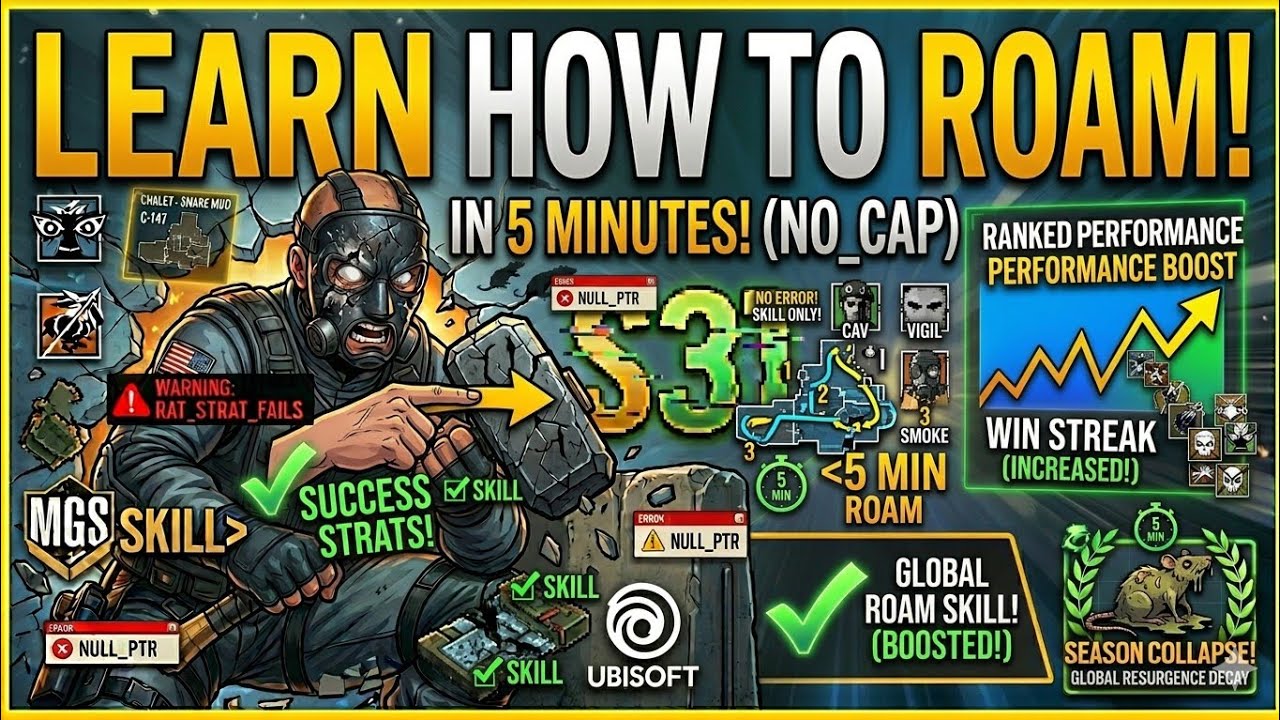 Learn how to roam in 5 minutes  Rainbow Six Siege X