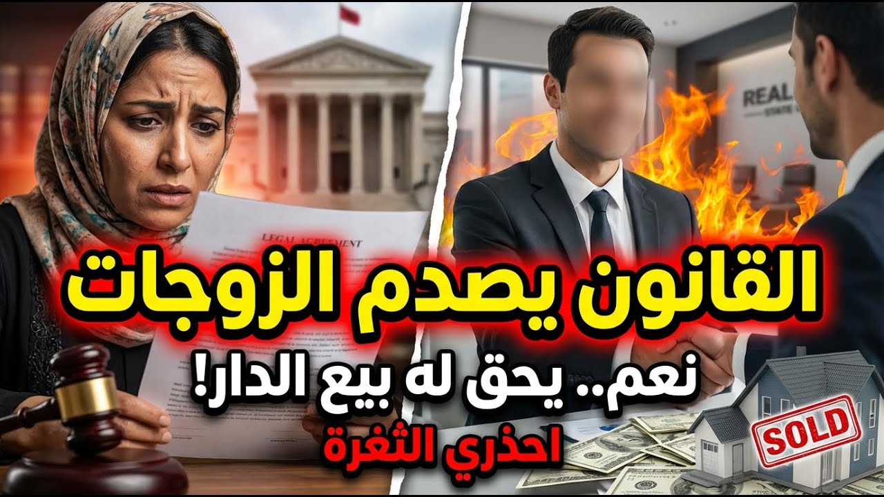 صدمة لكل زوجة: باع الدار ورماني للشارع؟.. ثغرة قانونية خطيرة تحميكِ من الطرد وتوقف البيع فوراً