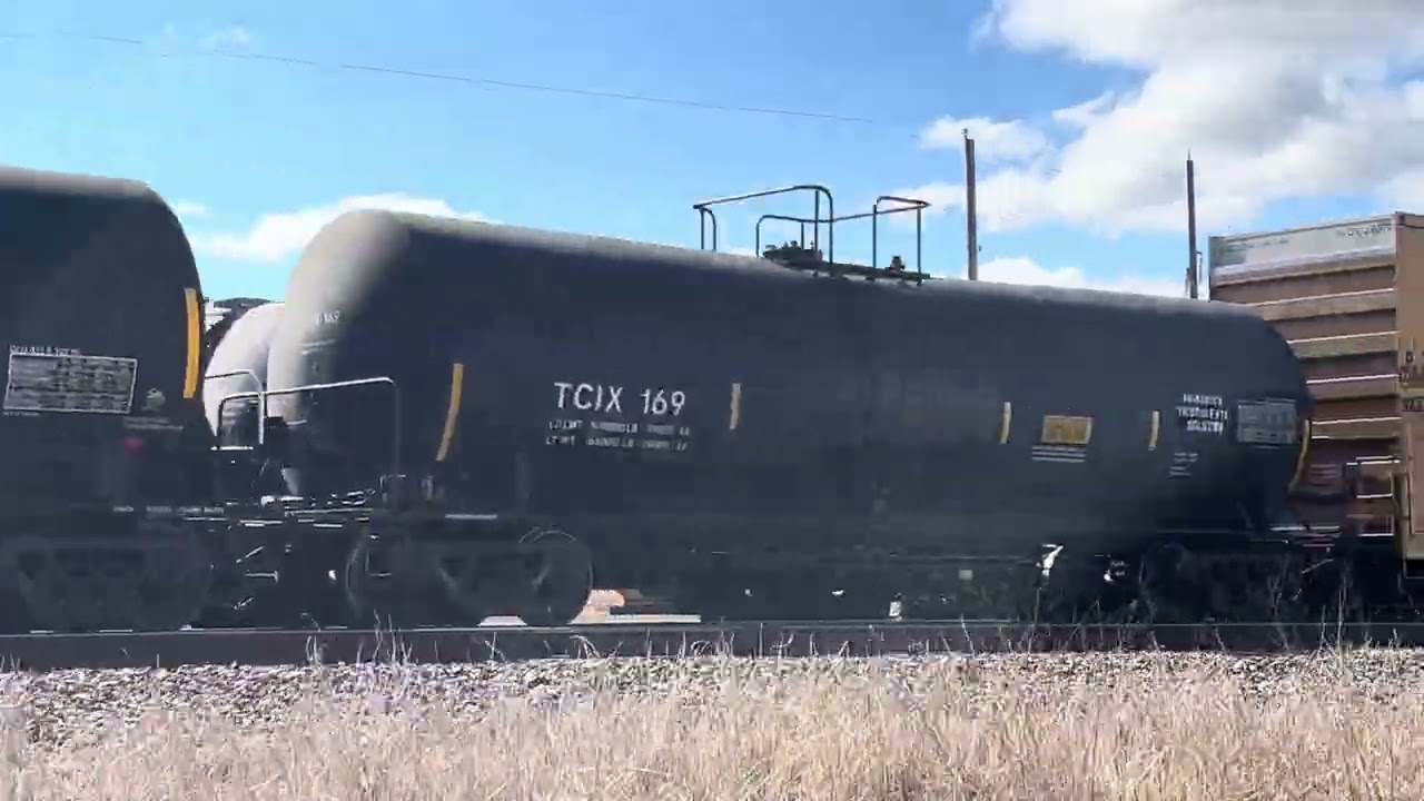 UP local getting passed by EB and the L&D interchange today. Awesome crew and mixed freight. 