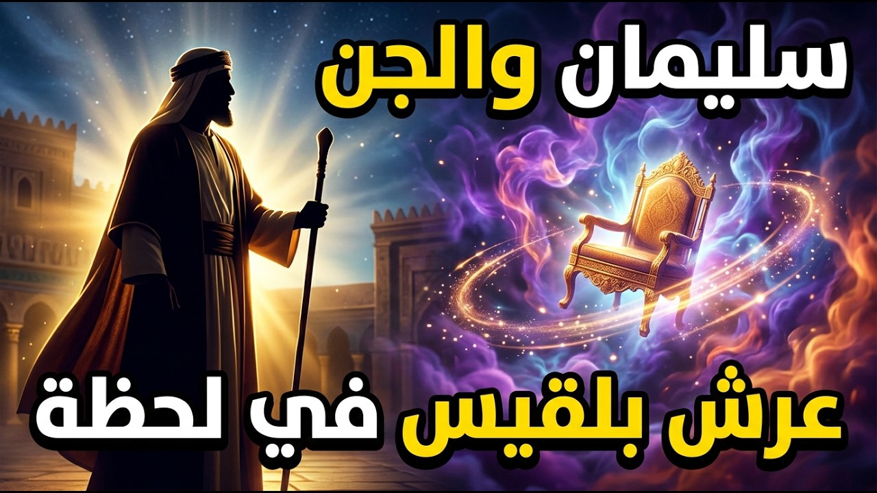 قصة سيدنا سليمان عليه السلام كاملة | سر تسخير الجن ونقل عرش بلقيس في لحظات!