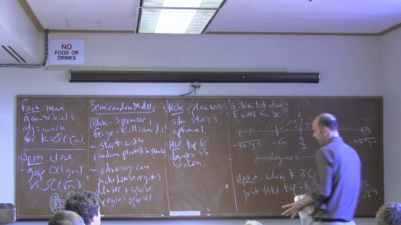Beyond Worst-Case Analysis (Lecture 10: Planted and Semi-Random Graph Models)
