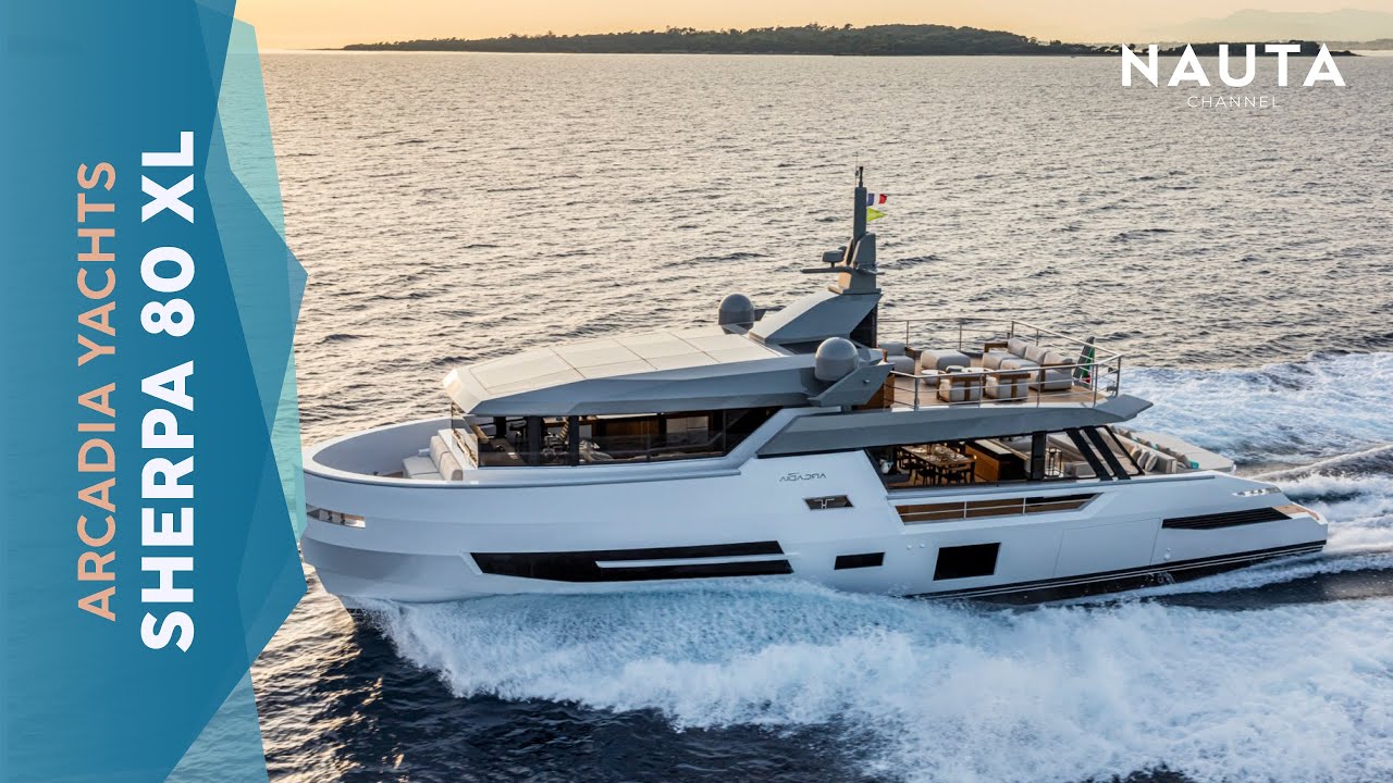 Arcadia Yachts - Sherpa 80XL - POV Yacht tour esterni e cabine