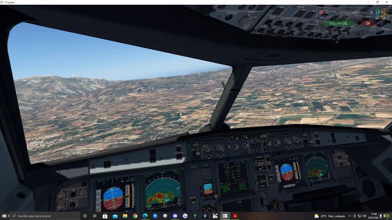 XPLANE 11 APROXIMACION A SAMOS SMARTCOPILOT