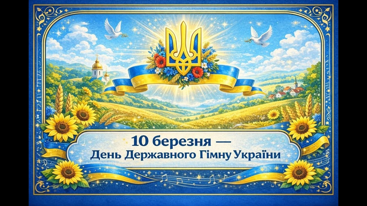 10 березня -День Державного Гімну України