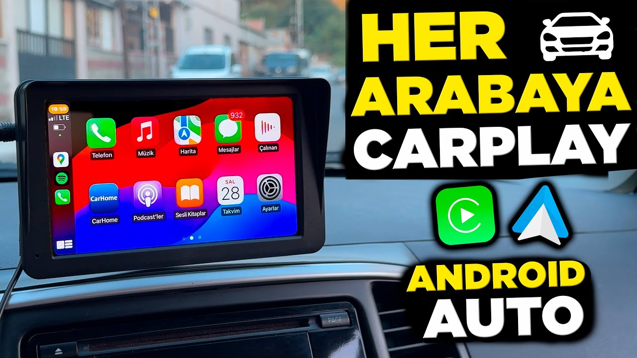 2000 TL'YE ARABA EKRANI -  CarPlay ve Android Auto Multimedya!