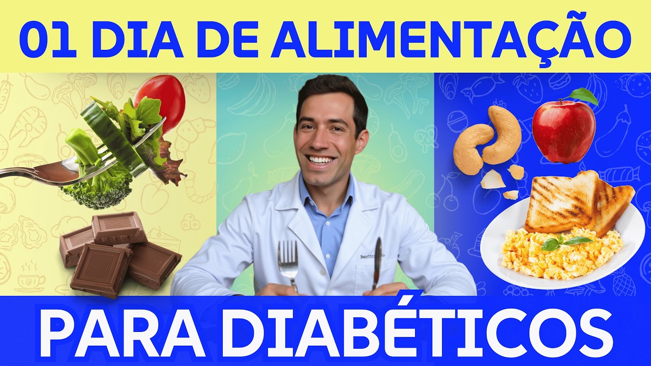 Alimentação para diabéticos. Exemplo de um dia perfeito. Dr Victor Miranda