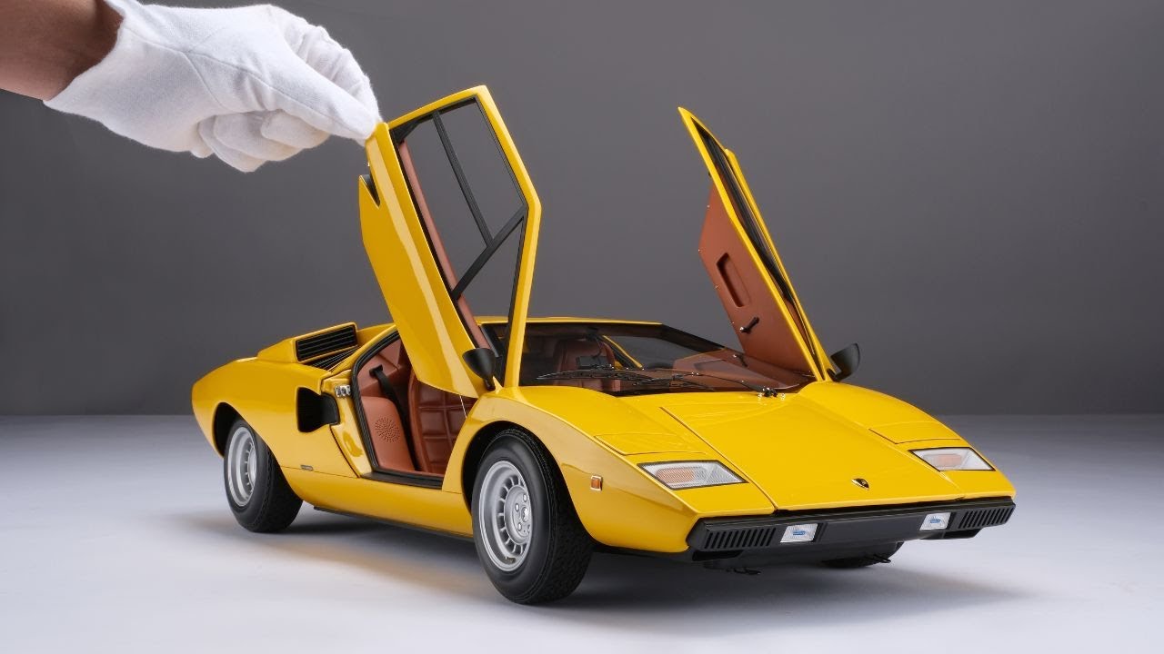 Handling Your Model: Lamborghini Countach LP400 at 1:8 Scale