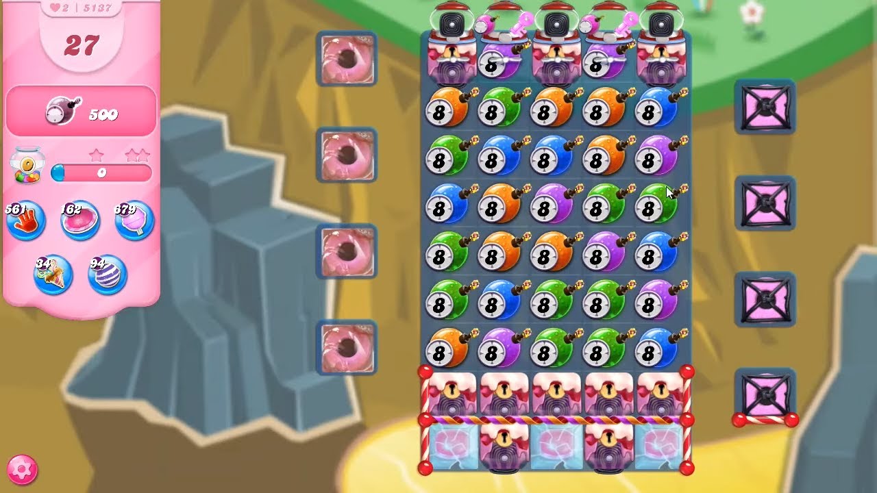 Candy Crush Saga Level 5137 NO BOOSTERS