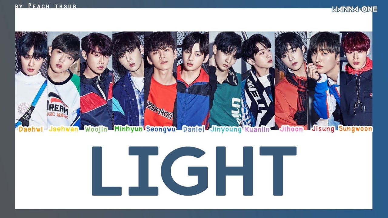 [COLOR CODED/THAISUB] WANNA ONE - Light #พีชซับไทย