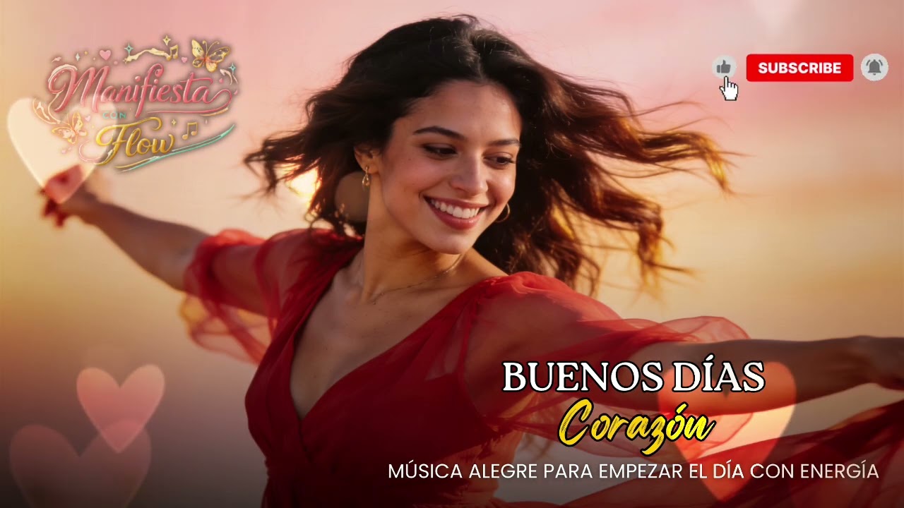 💃 Buenos Días Corazón 🌸 Música Alegre para Empezar el Día con Energía y Ritmo 💖 Manifiesta con Flow
