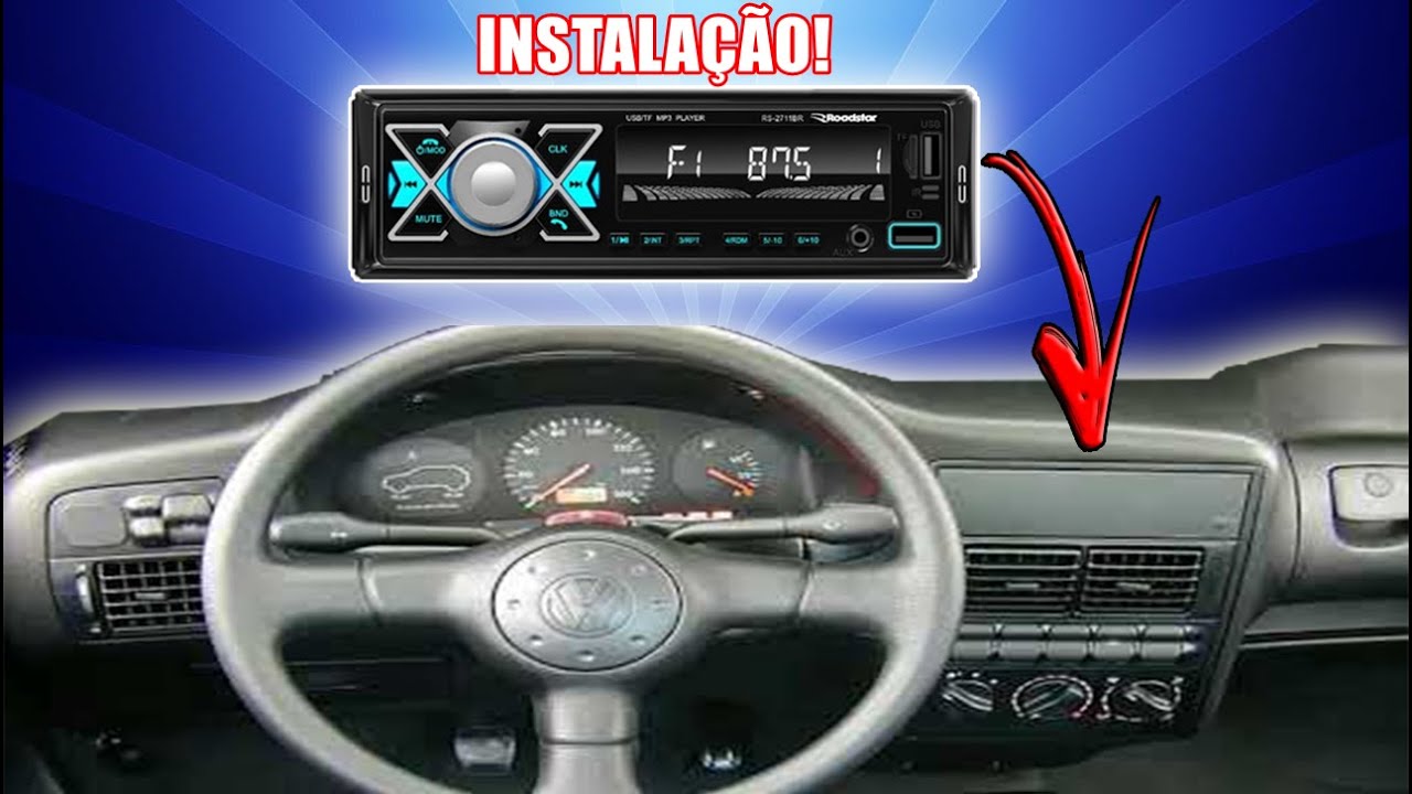 Como Instalar Um Som Automotivo No Seu Carro? (Aparelho Roadstar RS-2711BR PLUS)