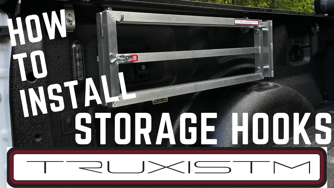 TRUXISTM - How to install the storage hooks for the TBD Truck Bed Divider