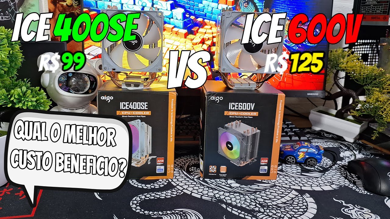 COOLER ICE 600V VS ICE 400SE - UNBOXING E COMPARATIVO