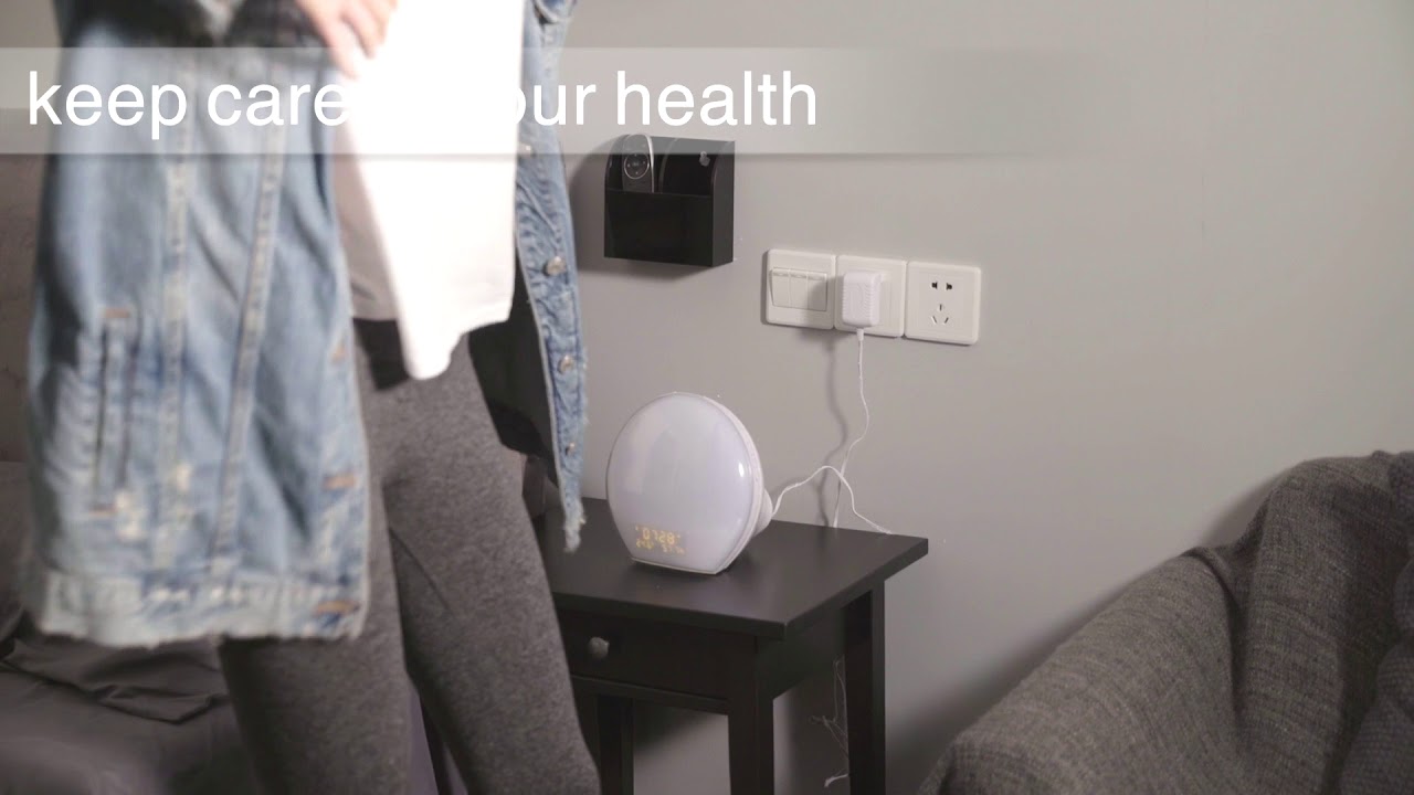 AngLink Sunrise Wake-up Light Alarm Clock（With Subtitle）