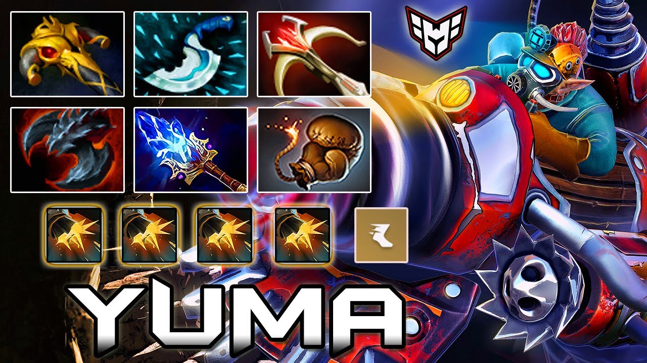 Yuma&rsquo;s GODLIKE Gyrocopter Carry &ndash; 12/0/11 KDA | Dota 2 Pro Carry Gameplay!