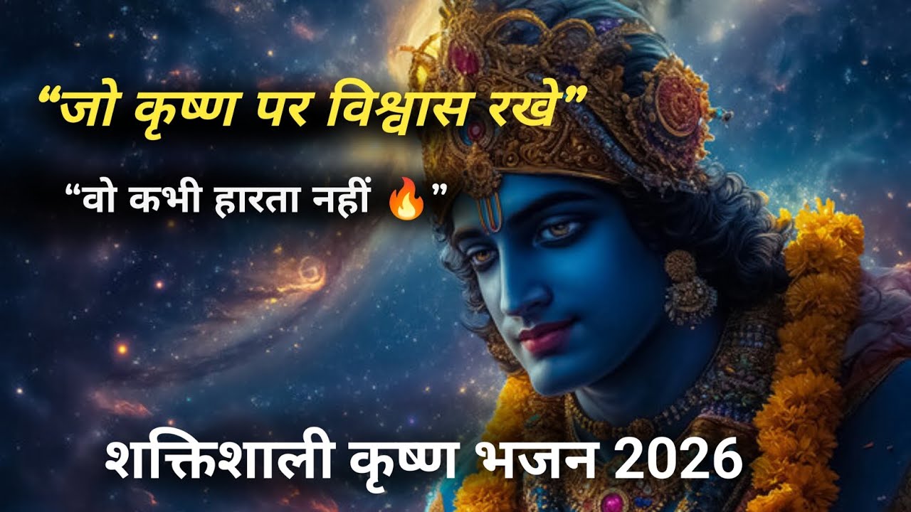 कृष्ण मुरारी साथ खड़े हैं 🌸 | Life Changing Krishna Bhajan
