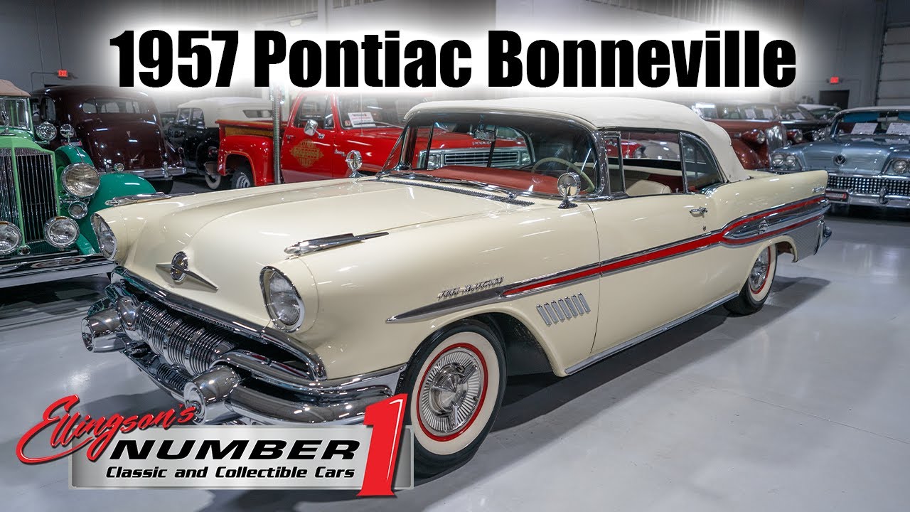 1957 Pontiac Bonneville Convertible - FOR SALE at Ellingson Motorcars in Rogers, MN