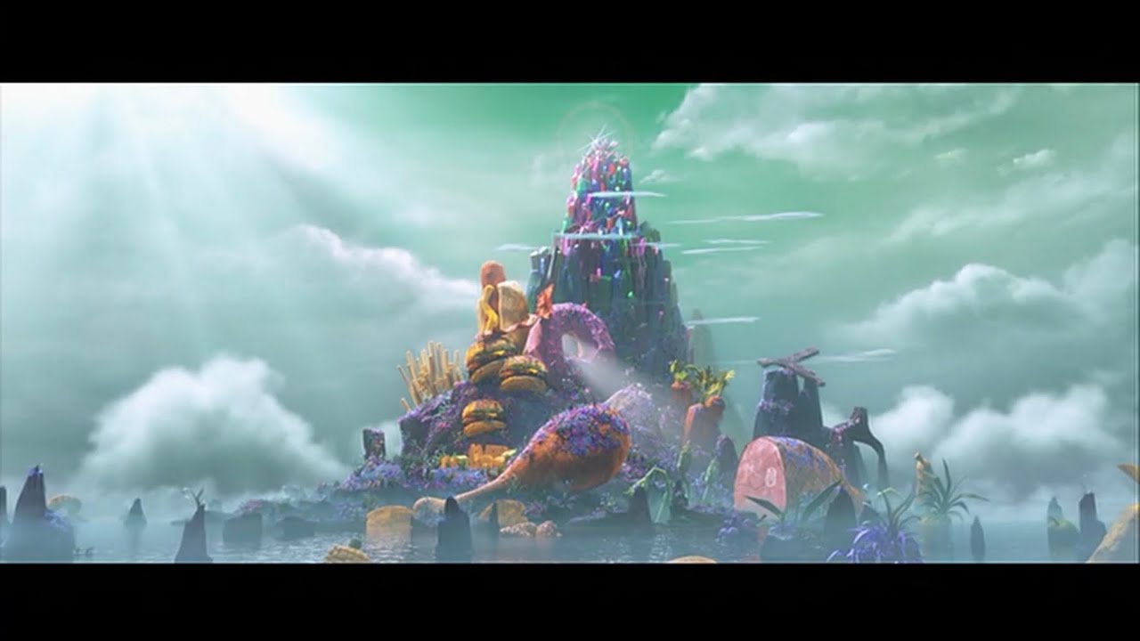 Cloudy With a Chance of Meatballs 2 - Arriving at Swallow Falls Scene