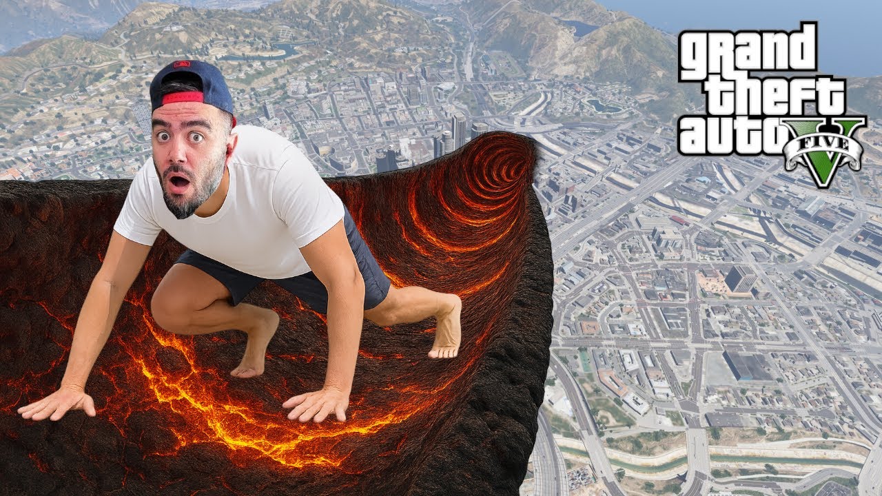 FRANKLIN YANAN LAVA KAYDIRAGINA BINDI ÇOK SICAK - GTA 5 MODS