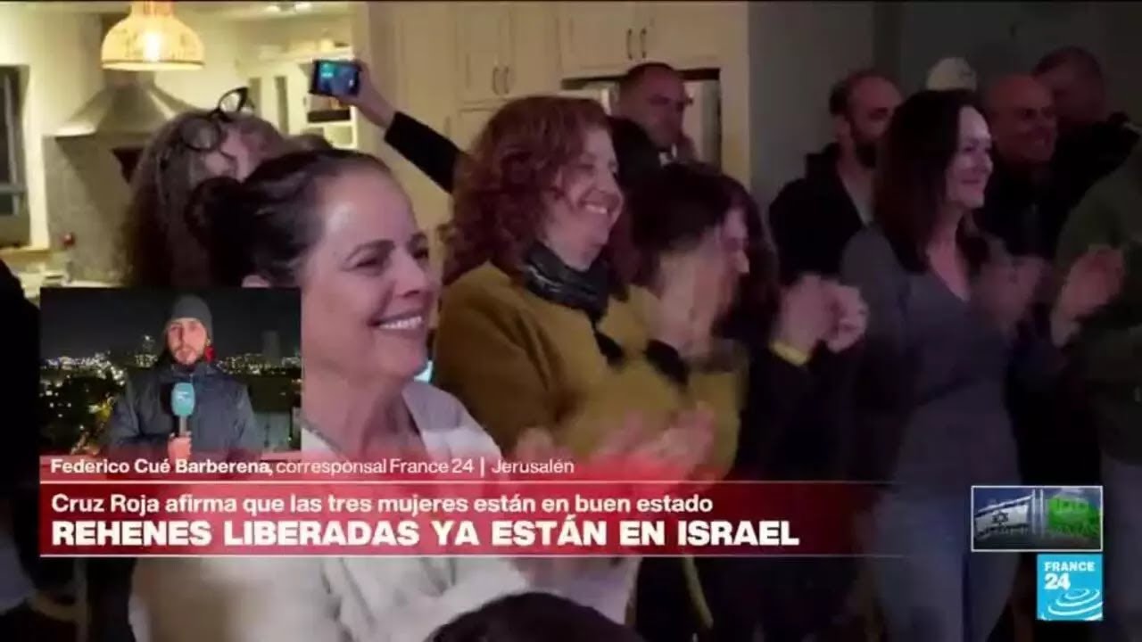 Informe desde Jerusalén: primeras mujeres liberadas en Gaza son recibidas en Israel • FRANCE 24