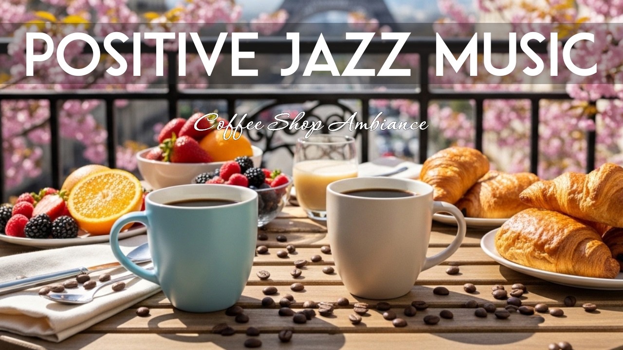 Positive Jazz Music ☕ Relaxing Sweet Piano Jazz Music & February Bossa Nova for Study, Work, Focus
