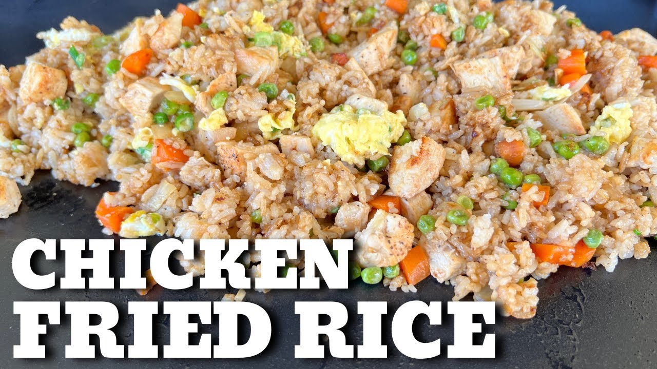Chicken Fried Rice on the Griddle