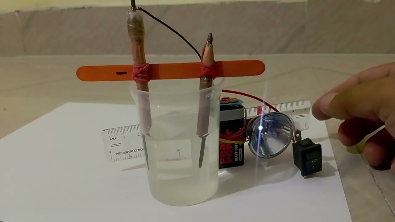 Activity 3.13 | 3.3.1Ionic Compounds | Fig. 3.8 |Testing the conductivity of a Salt solution | Ncert