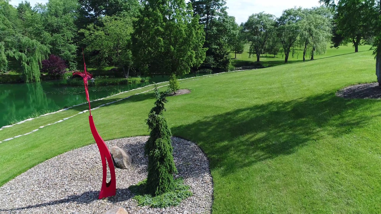 Summer in Schnormeier Gardens Drone Video