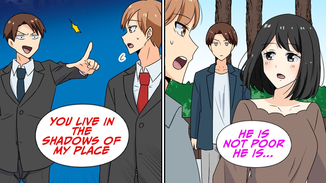 A rich colleague who competes with me lives in the high rise mansion next door... [Manga Dub]