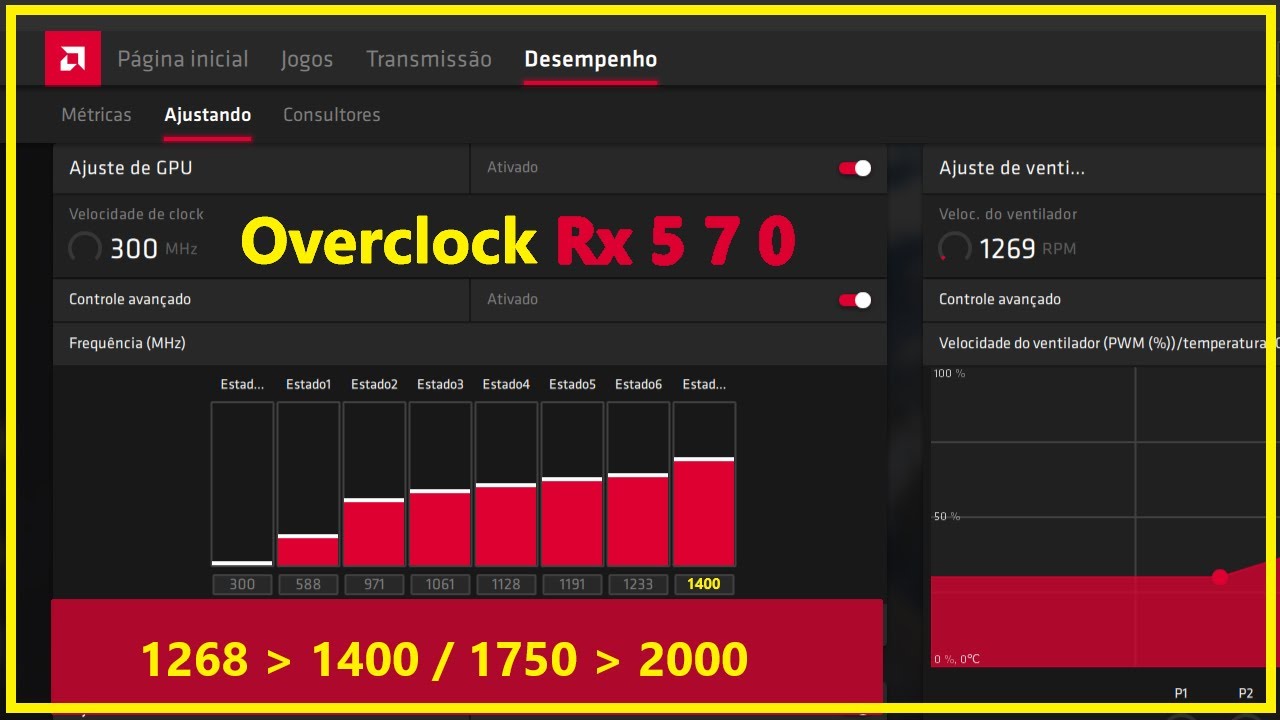 Como fazer OVERCLOCK nas placas de video AMD (2020)