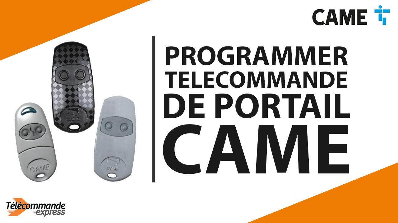 Comment programmer une t&eacute;l&eacute;commande de portail CAME
