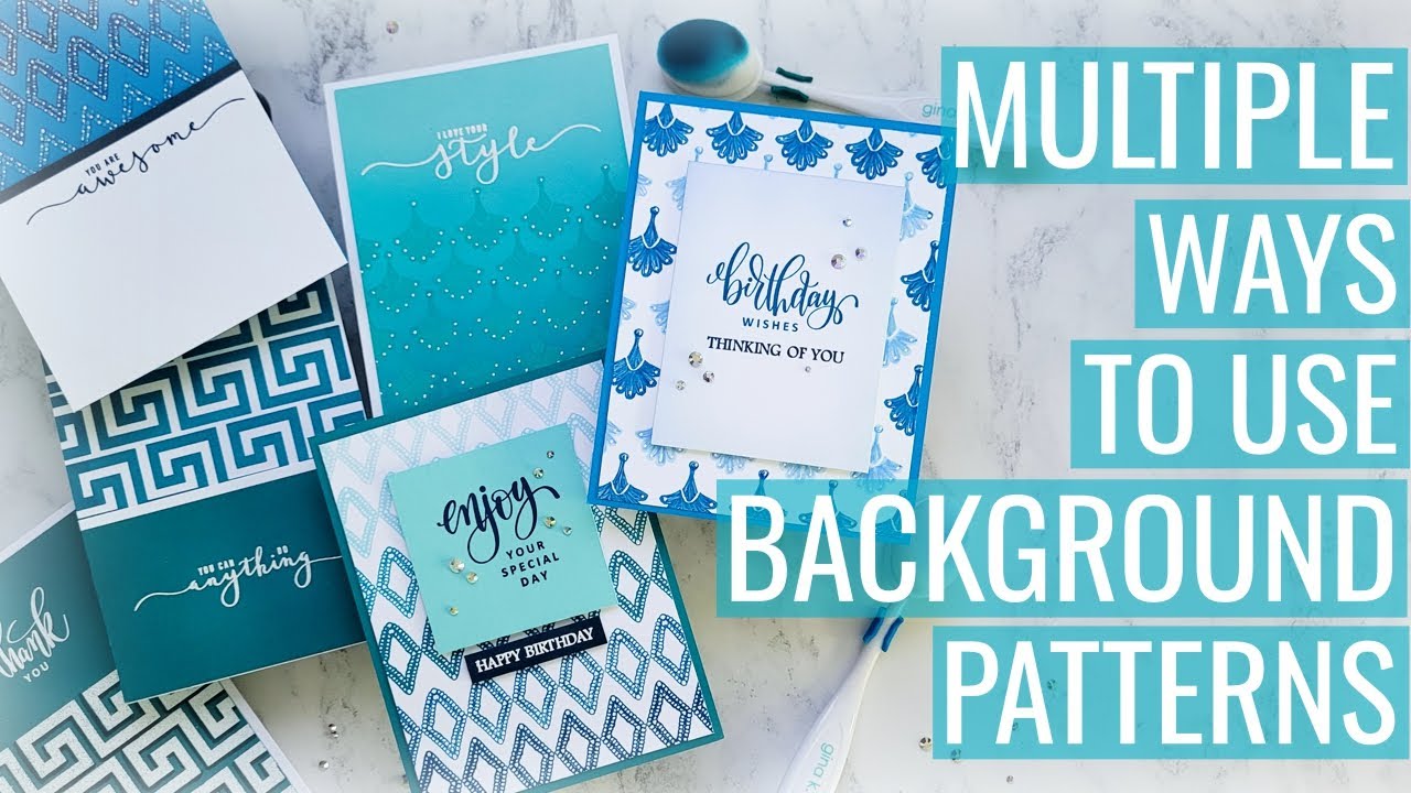 Multiple Ways to Use Background Patterns: Snow is Coming