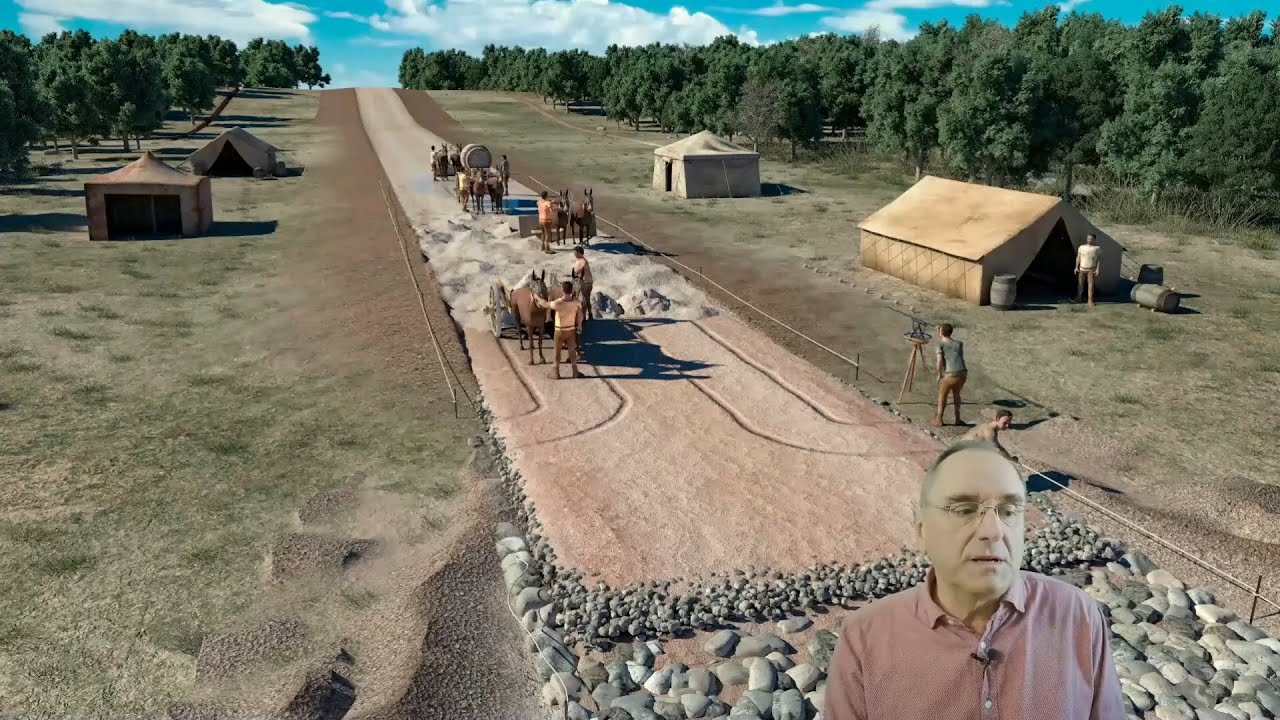 Las carreteras romanas.