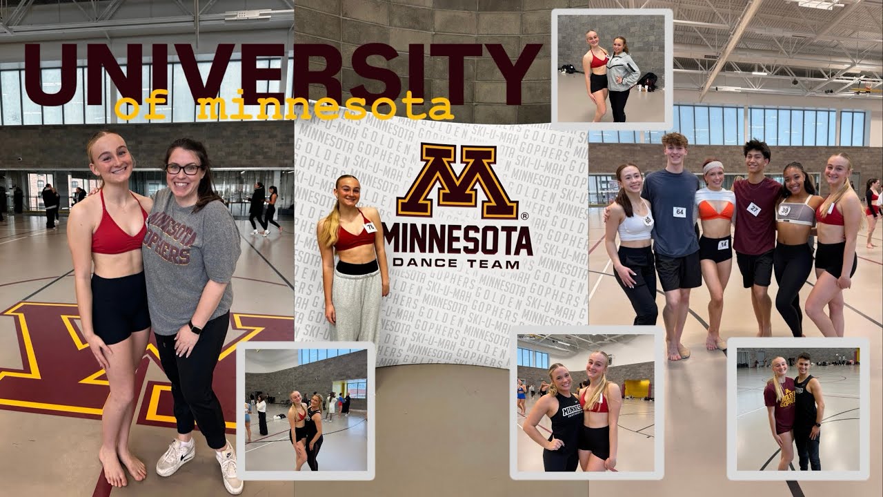 UNIVERSITY OF MINNESOTA VLOG!!! -dance team clinic, new friends, family, hauls, and more!!-