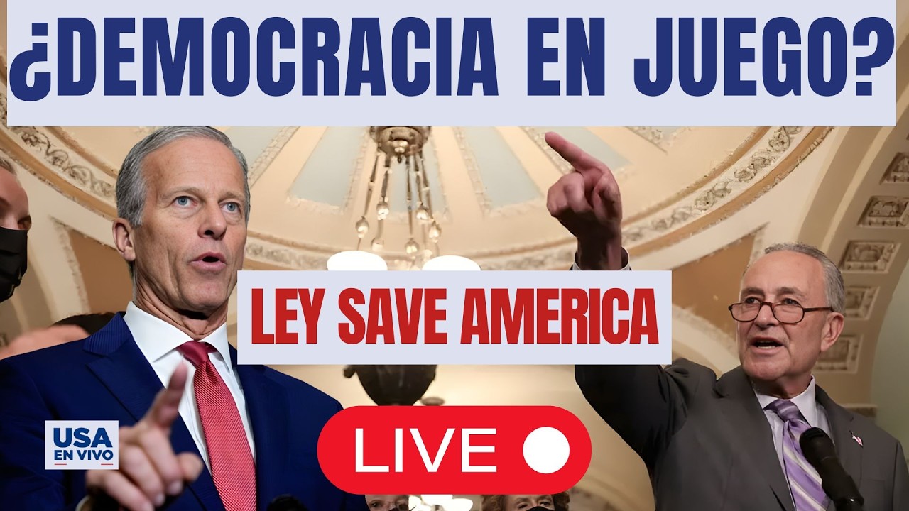 EN VIVO Senado debate la Ley SAVE America: requisitos de ciudadanía para votar | USA EN VIVO 🔴