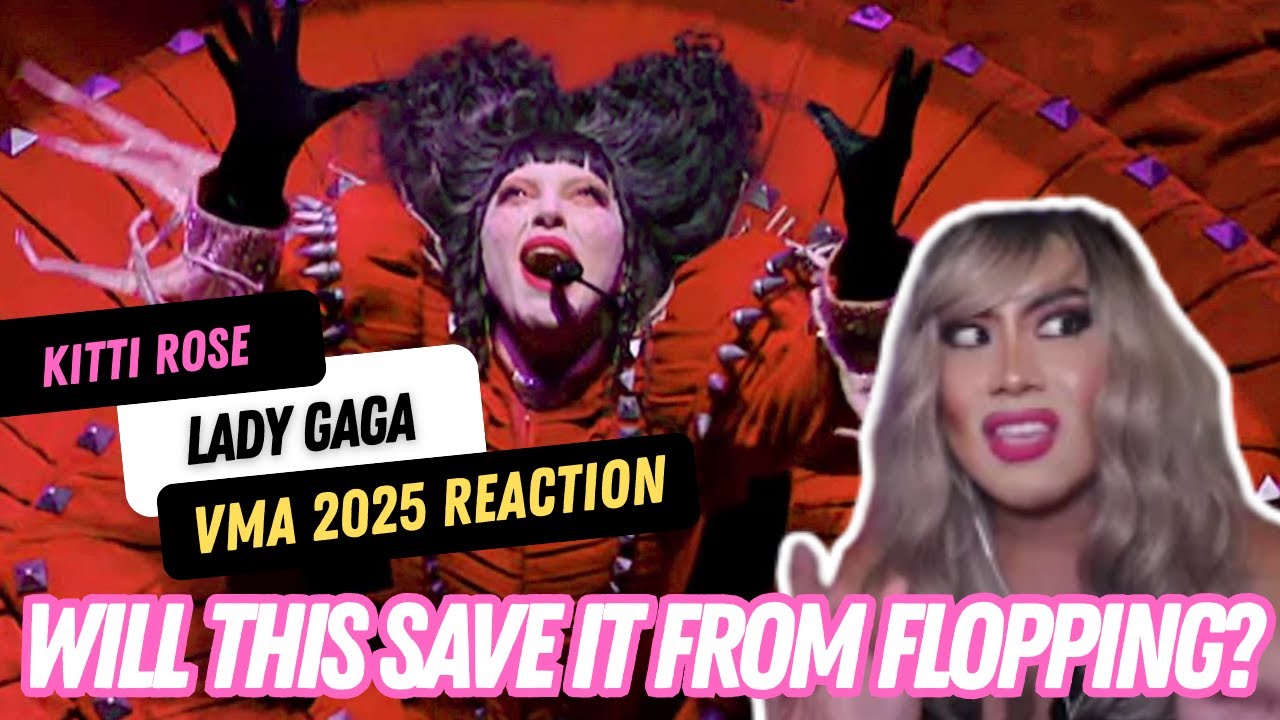 🔥 Drag Queen Reacts to Lady Gaga MTV VMA 2025 Performance 🎤✨