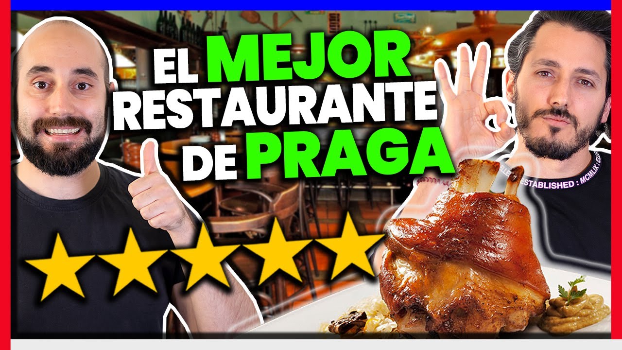 Dónde COMER en PRAGA 🇨🇿  | EL MEJOR RESTAURANTE de comida tradicional Checa 🍺🍛