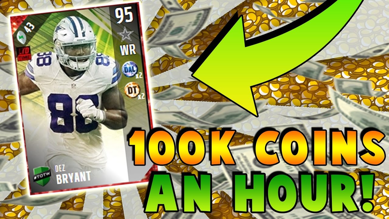 THIS WILL MAKE YOU 100,000 COINS PER HOUR!... (Madden 17 Ultimate Team)