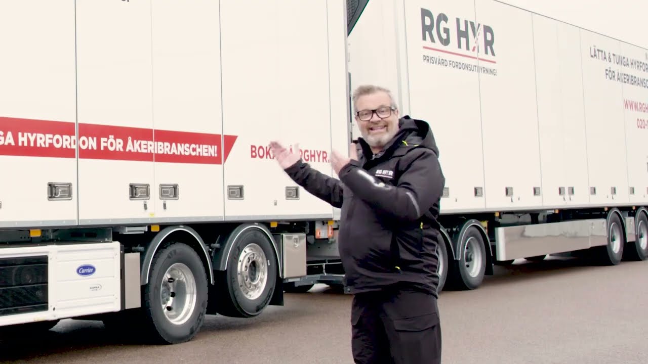 RG Hyr - Micke Syd visar delar av fordonsflottan