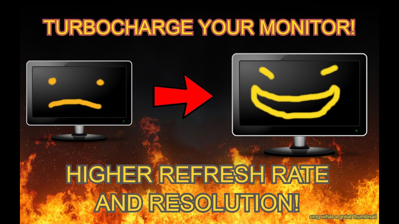 Get The Most Out of Your MONITOR With OVERCLOCKING! - Higher Refresh Rate / Resolution