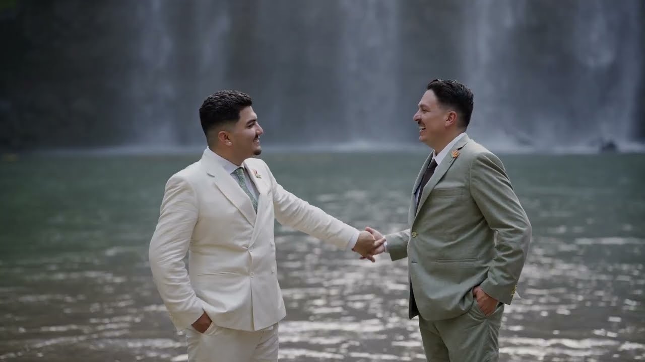 Xavier & Samuel Elopement Teaser - Costa Rica Waterfall