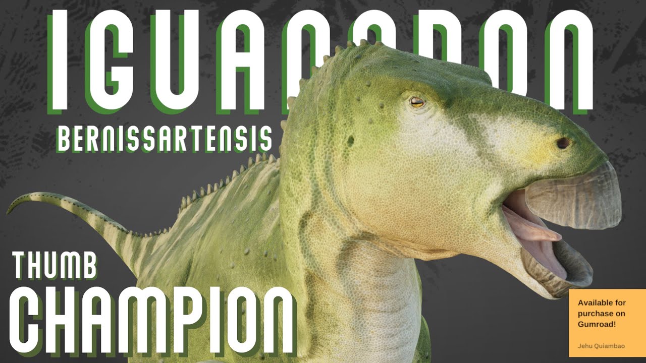 Iguanodon 3D Model