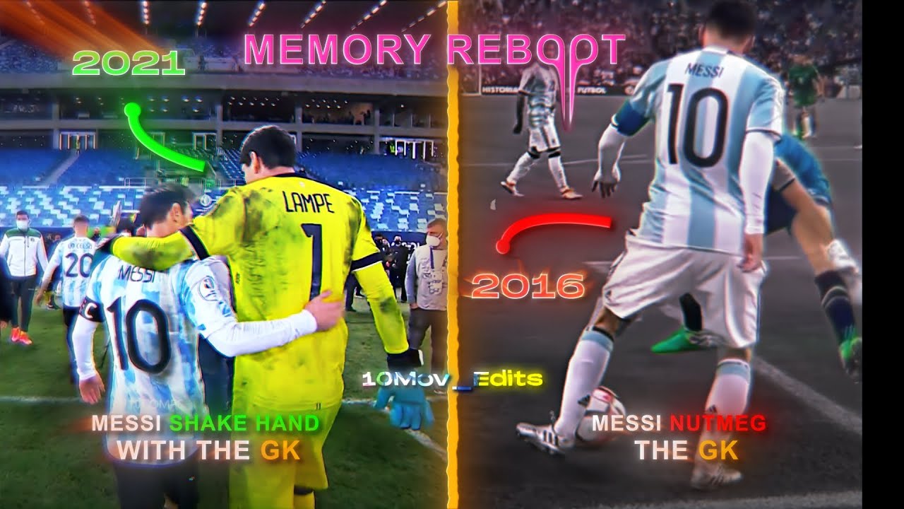 Messi Respect The GK🐐❤️ | Memory Reboot (Slowed) | #messi #fyp #trending