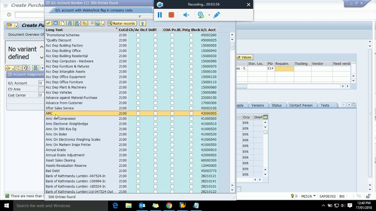 SAP S/4 HANA   Service  Purchase order Cycle