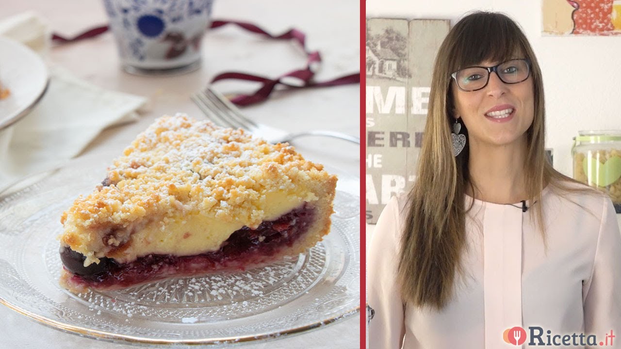 Sbriciolata alla Crema e Amarene - Ricetta.it