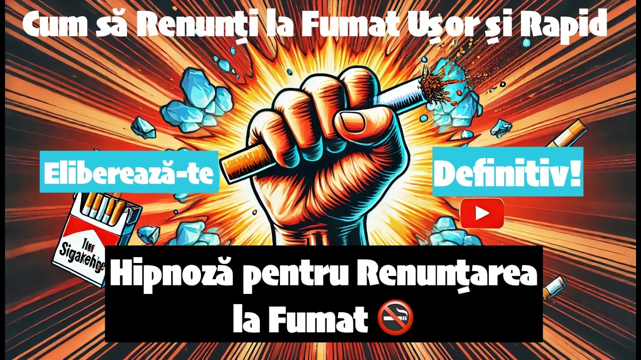 Hipnoză pentru Renunțarea la Fumat 🚭 | Eliberează-te Definitiv de Fumat! 🚫🔥 Funcționează!