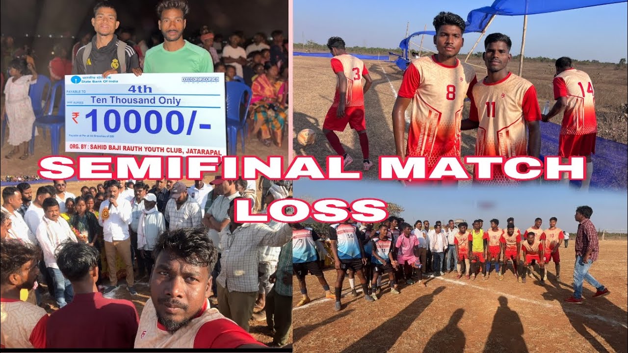 SEMIFINAL MATCH lOSS AT-JATRAPAL 2026 || New Santali football Vlog @APKstComedyKing 
