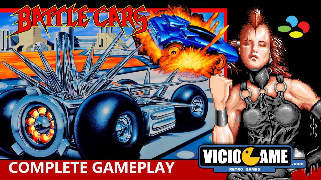 🎮 Battle Cars (Super Nintendo) Complete Gameplay