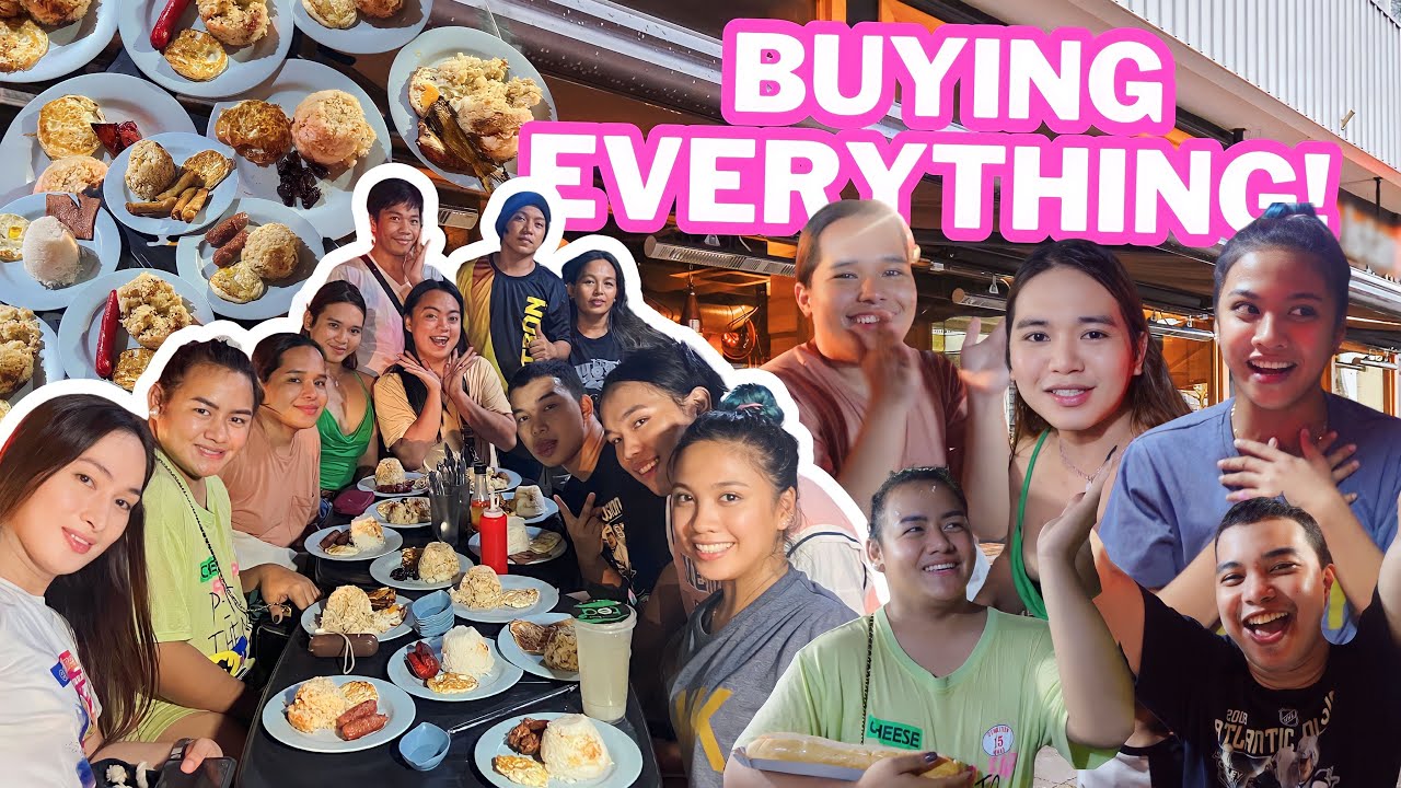 BUYING EVERYTHING IN THE MENU SA BUSINESS NI BNT BEBANG WITH BAKLA NG TAON!