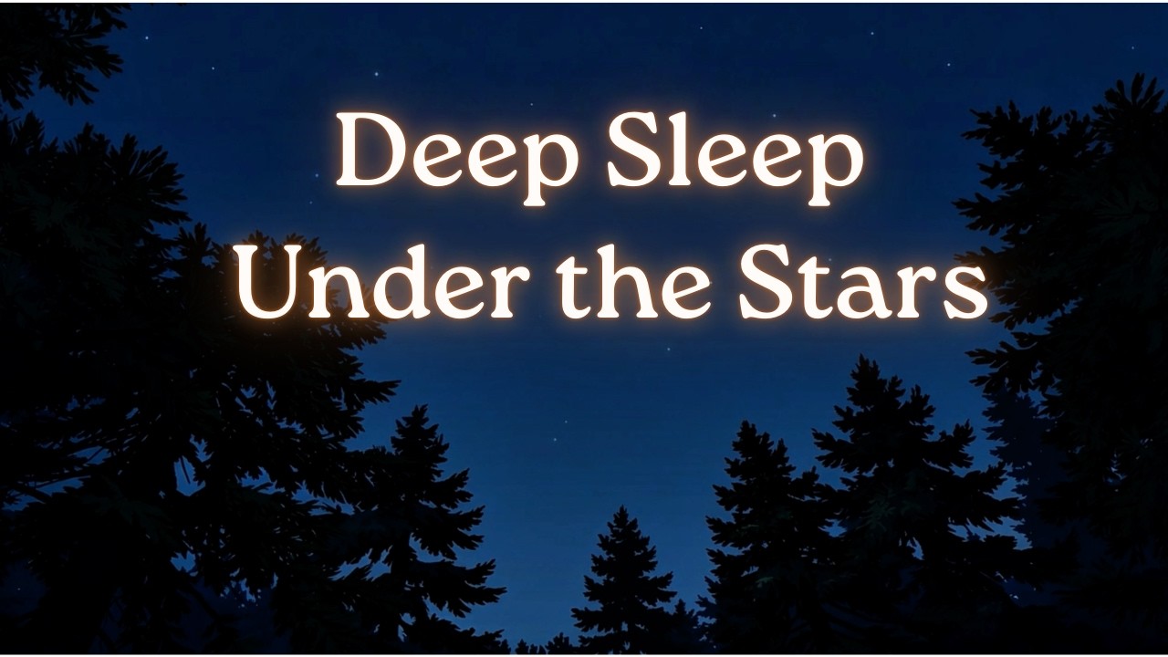 Drift Into Deep Sleep 💤 Spend a Peaceful Night in the Forest Under the Stars